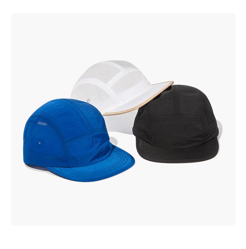 Spring Quick-Dry Waterproof Flat Brim Cap - Lightweight Sunshade for Outdoor Activities