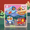 Wooden Baby Toys Montessori Toys 3D Puzzles Early Education Learning Cartoon Animal Jigsaw Puzzles Intellectual Cognitive Games