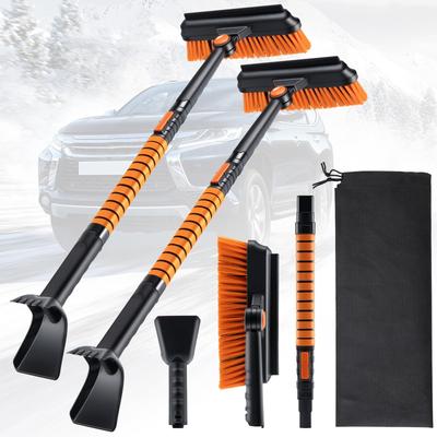CHANGE MOORE Snow Car Snow Rotating Adjustable Convenient for Snow Snow Snow and Solid Set of Includes Storage Bag Brush, Brush, 3-in-1, 270° Head,