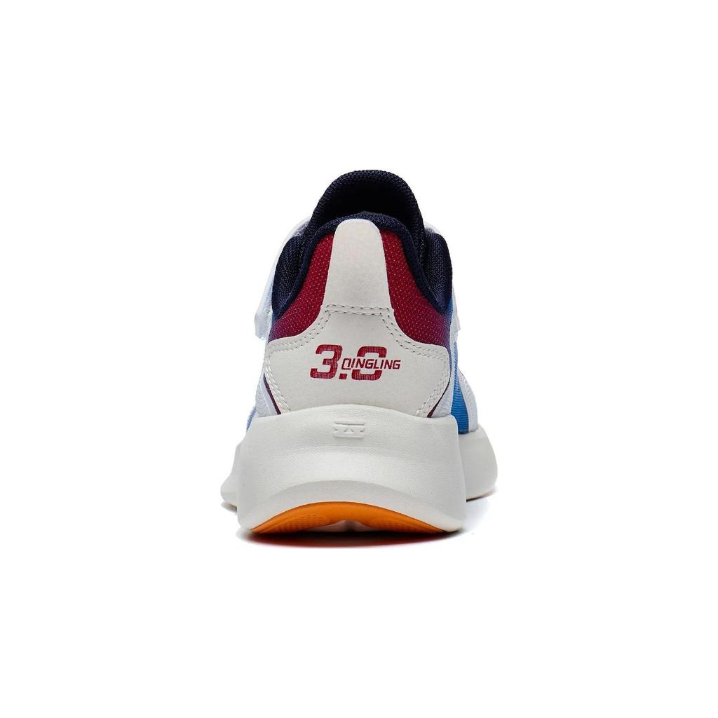 Li Ning Kids Durable Breathable Casual Shoes Kids Shoes White Blue Red YKNT058-9