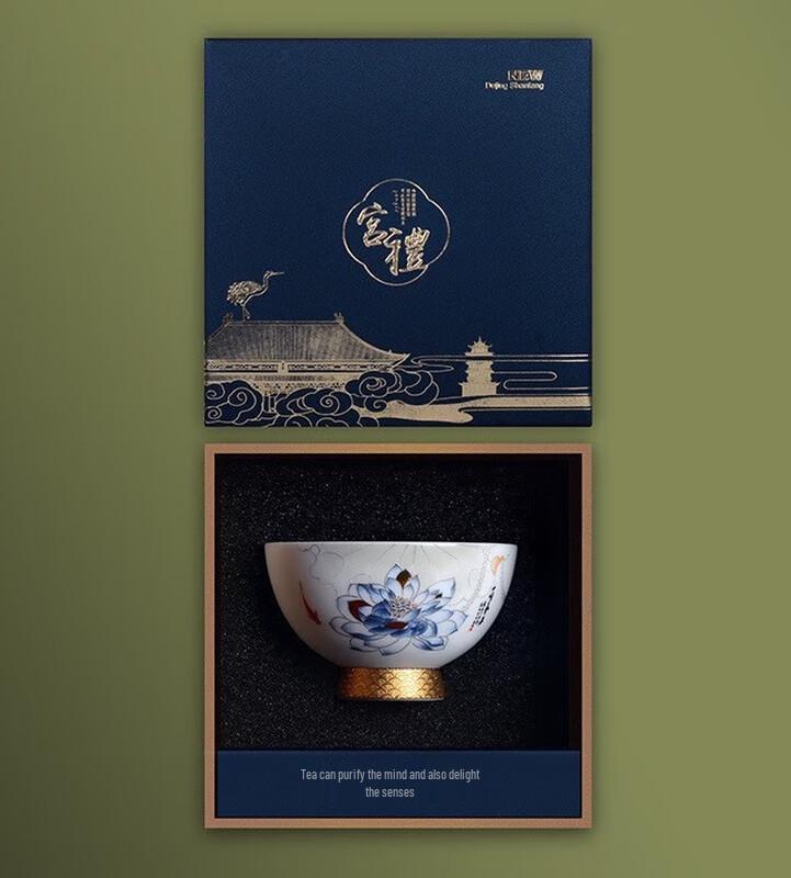 

Mutton-Fat Jade White Porcelain Master Tea Cup