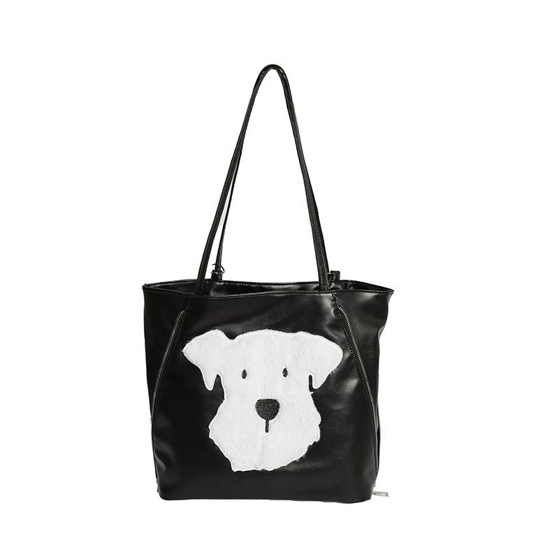 

Вместительный женский рюкзак для отдыха и поездок на работу 2024 года, новая универсальная многоцелевая сумка-ведро через плечо чёрный