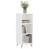 VidaXL Armoire à étagères blanc brillant 34,5x32,5x90 cm 828702