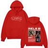 Rapper RELS B Skinny Flakk Album Graphics Hoodie Men Women Fashion Hip-hop Pullover Long Sleeves Loose Oversized Sweatshirt Tops