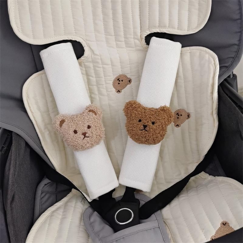 Car Seat Straps Shoulder Pads for BabyKids, Soft Seat BeltCover for Car Seat/Pushchair/Stroller/HighChair