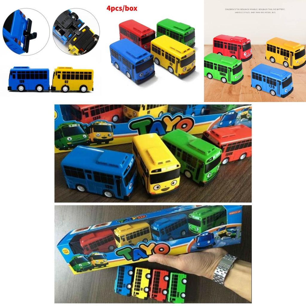 High-quality Mini Bus In Nine Colors With Working Doors Educational Toy Set