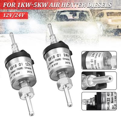 Chauffage d'air diesel universel 12V/24V 1KW-5KW pour Webasto Eberspacher Pompe à carburant électrique à huile détachable Chauffage de stationnement à air