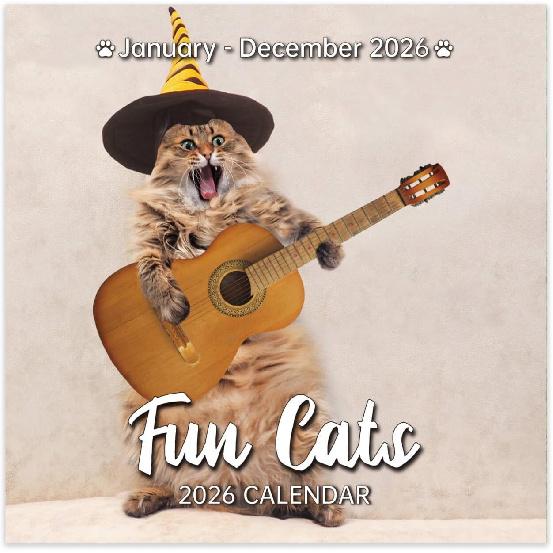 2026 Wall Calendar - 2026 Calendar, Funny Cats Calendar 2026, Jan. 2026 - Dec. 2026, 2026 Wall Calendar 12 Month, Funny Cat Memes Pics, 12   x 24