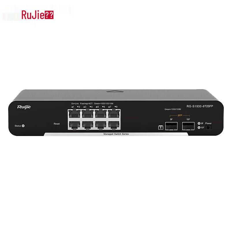 

Ruijie RG-S1930-8T2SFP Enterprise 8-Port Managed Layer 2 Access Switch
