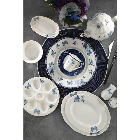 

Kütahya Porcelain Bone Olympos 36 штук 9742 Набор для завтрака с узором
