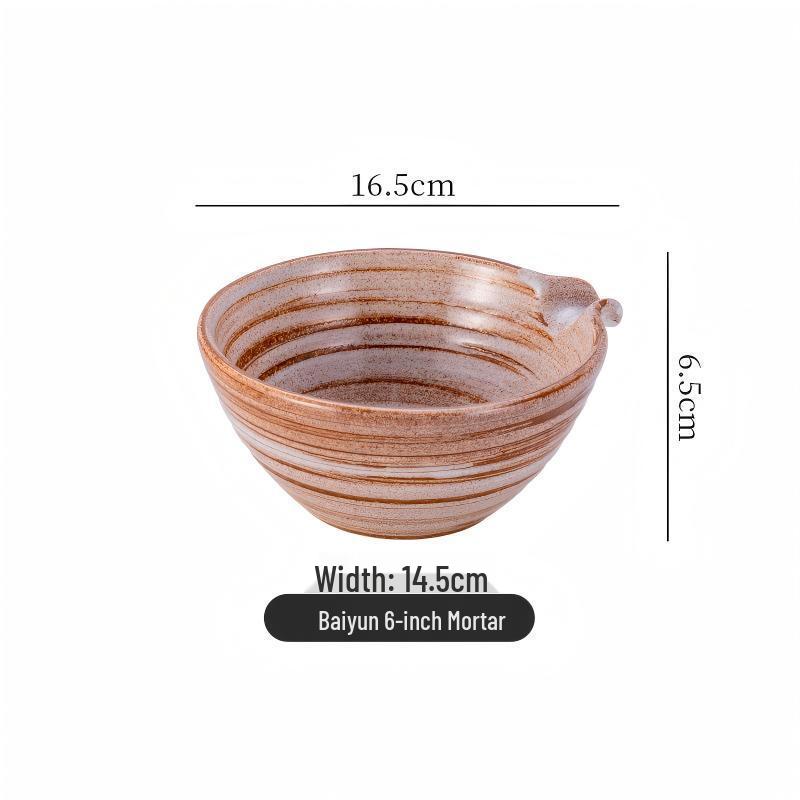 DRUIAN Ceramic Mortar and Pestle Grinder