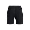 Under Armour Johnson Series Solid Color Elastic Waist High Weight Cotton Sports Shorts Men Shorts Black 1380160-001