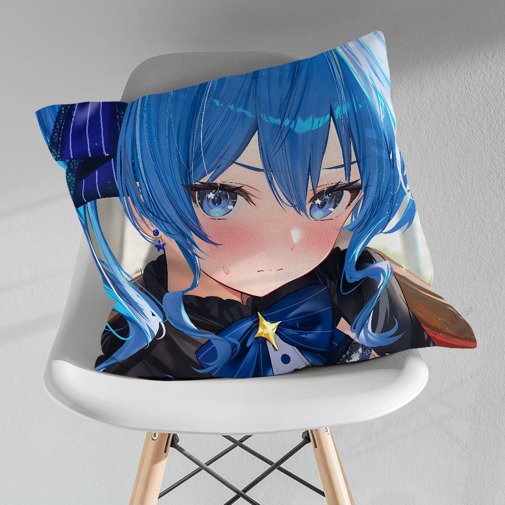 HHoshimachi SSuisei Throw Pillow Case Living Room Sofa Cushion Cover For Home Bedroom Decoration Protector