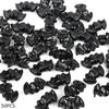 50pcs Black Bat Shaped Beads Halloween DIY Necklace,Bracelets, Earrings, Keychain Accessories Decoration Birthday Party Gifts