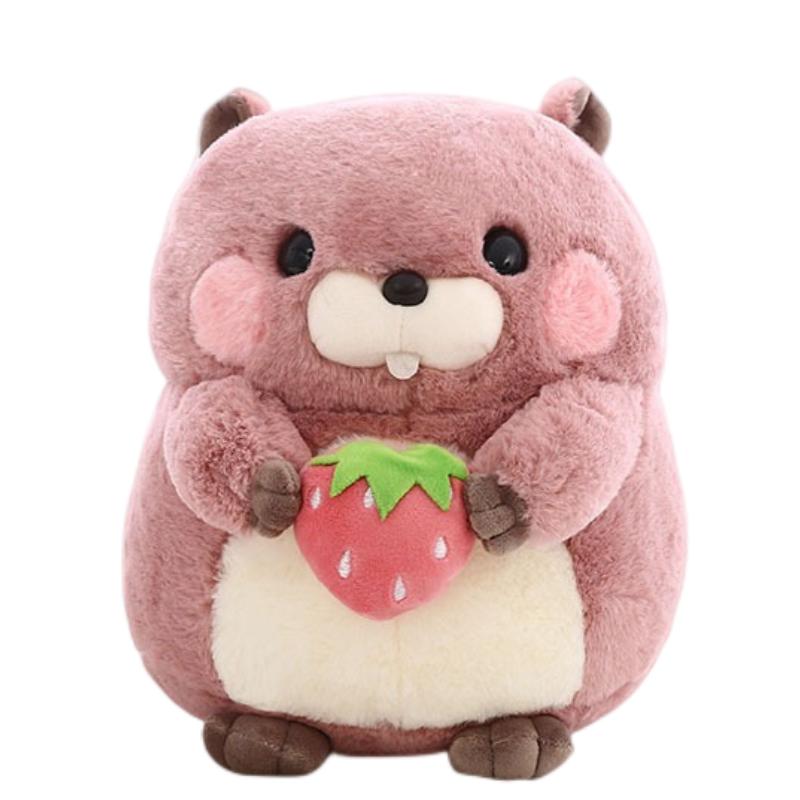 Toy Groundhog Plush Cartoon Plushie Soft Cushion Pillow Home Decor Kids Gifts