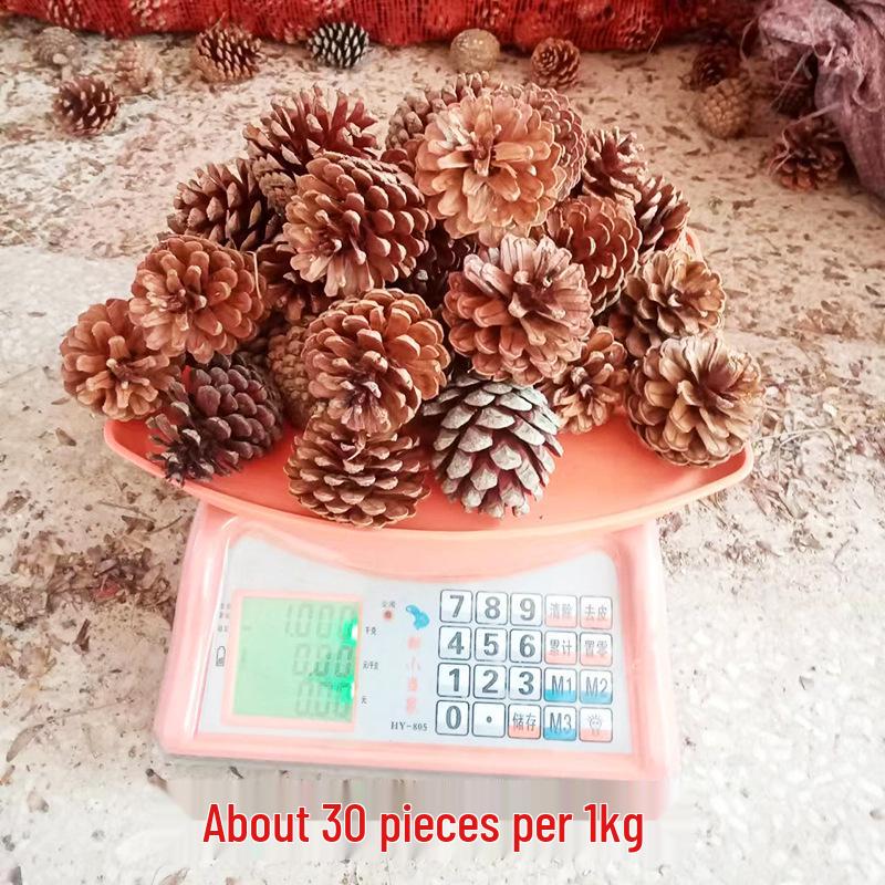 Dried Pine Cone Flower Ornaments - Handmade Christmas Decorations from Yunnan