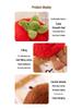 Chestnut & Tomato Plush Toy Set - Funny Big Orange, Good Persimmon, and Small Peanut Dolls