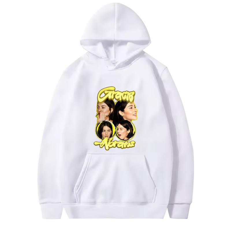 Gracie Jenny Abrams Style 2025 Tour Hoodie Men Women Vintage Long Sleeve Sweatshirt with Print Graphics Oversized Hoodie Unisex