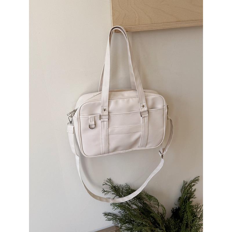 College Style J Uniform Bag Tote Bag Women's Two-dimensional Messenger Commuter Bag Simple Large-capacity Handbag