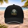Mountain Bike Pattern Baseball Cap Lightweight Adjustable Unisex for Running Fitness Outdoor