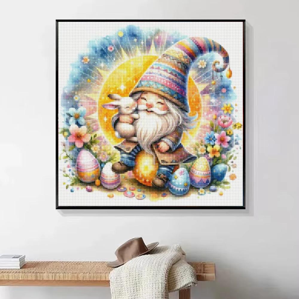 5D DIY Malowanie Diamentowe Kreskówkowy Gnom Pełny Kwadratowy Okrągły Diamentowa Mozaika Haft Urocza Postać Zestaw do Haftu Krzyżykowego Sztuka Dekoracja Domu