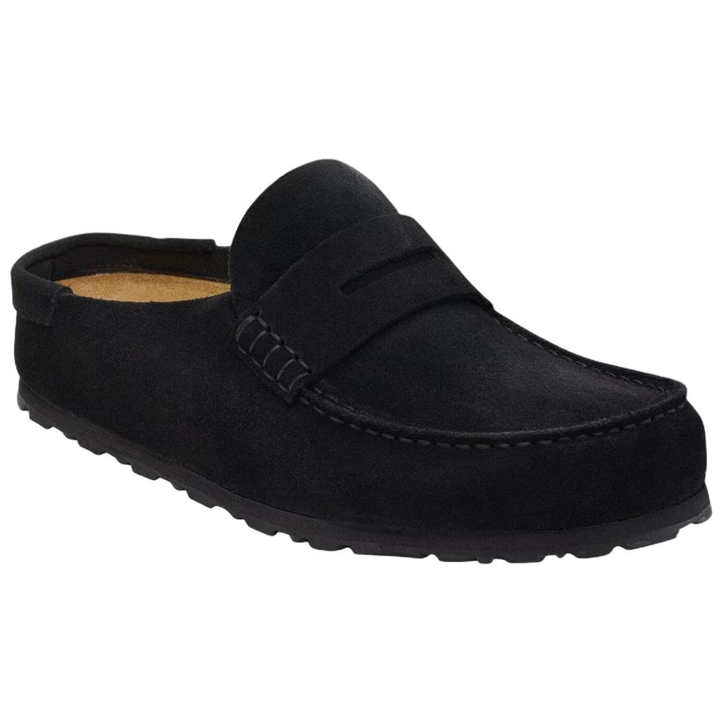 Birkenstock Naples Rubber Sole No Special Function Closed Toe Slippers Unisex Black Narrow 1030813