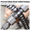 Motorcycle Bike Chain Breaker Tool with Interchangeable Handle for 428 520 525 Chains Professional Repair Kit