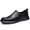 Herrenschuhe Rundspitze Leder Casual Schwarz Gesellschaftsschuh für Herren Hohe Qualität Mode 2024 Trend Business Gentleman Italienisch 39