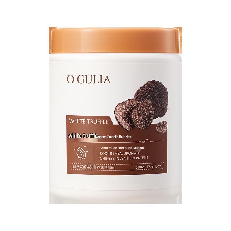 Agulia Black/White Truffle Smoothing Hair Mask 500g - Luxurious, Nourishing Conditioner for Beautiful, Voluminous Hair