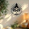 Metal Wall Art Lotus Sun Design Home Decor Gift for Housewarming Wedding