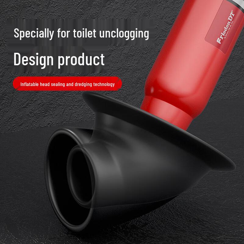 Manual Toilet and Drain Plunger