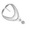 Multiple Strand Coin Necklace Sturdy Alloy Jewelry Portable Designs Suitable for Office or Evening Event