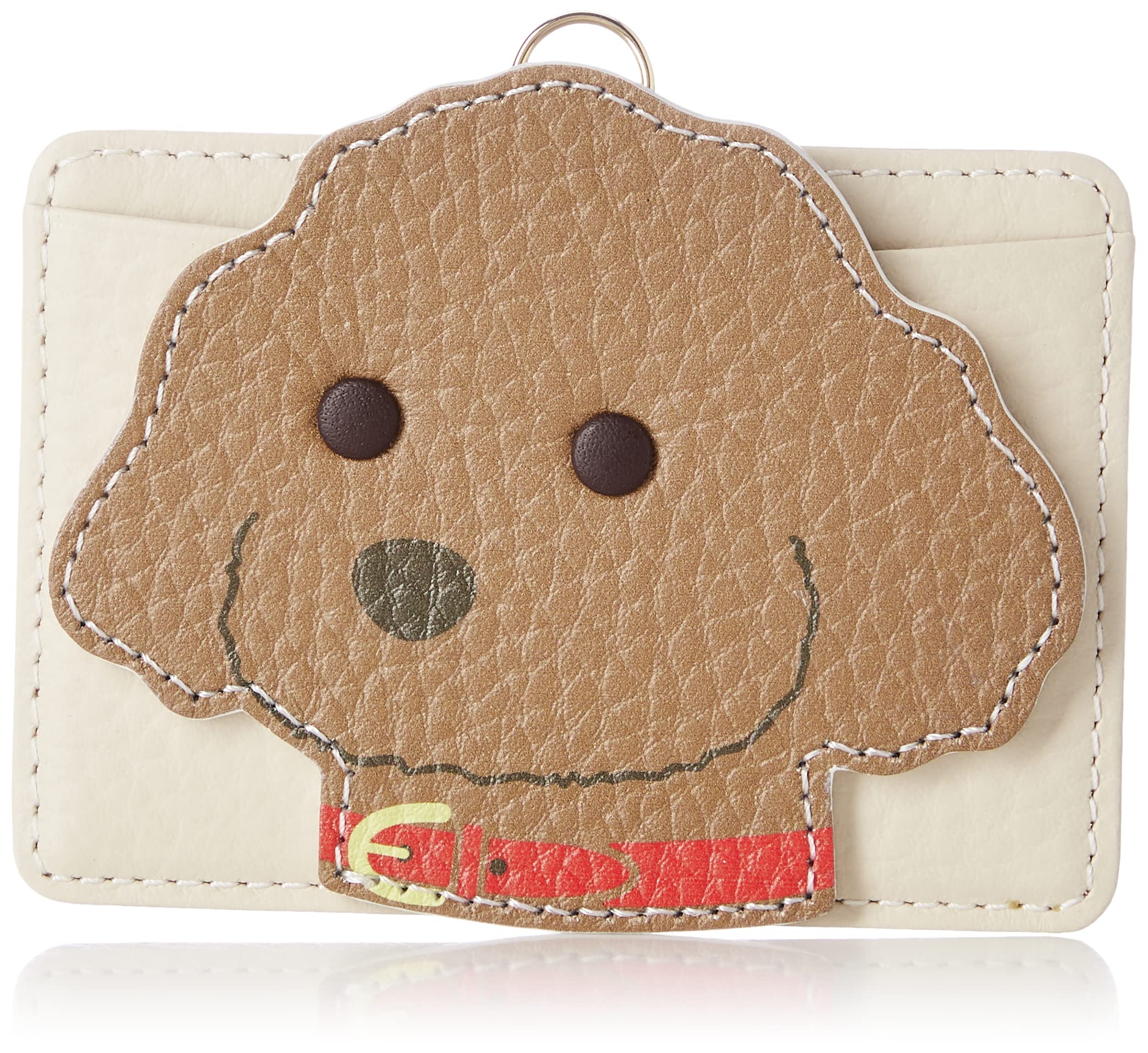 

Собачий пропускний чохол PH0713 Бежевий 50501 [Kitamura] Жіночий (Іграшковий пудель)