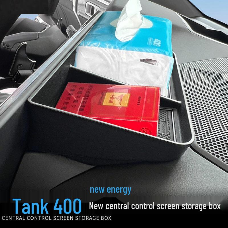 Tank 400 Center Console Screen Organizer: Car Interior Storage & Decoration