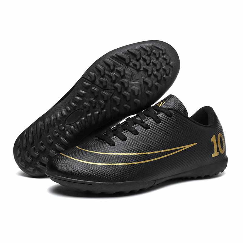 Mens Soccer Shoes Outdoor Training Ultralight TF/FG Professional Soccer Sneakers Anti Slip Field Training Futsal Football Boots