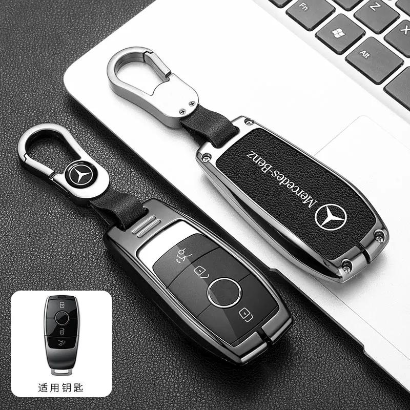 SUG2   Car Key Case Cover Shell For Mercedes Benz C E S Class GLC W206 W223 W214 E300 C260 C300 S450 S500 S400 Fob Accessories