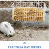 Rabbit Hay Feeder Guinea Pig Hay Feeder Metal Rack Hay Holder for Bunny Guinea Pigs Chinchillas Small Animals 8.66x5.11x4.13 Inch