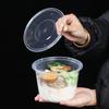 Disposable Transparent Plastic Food Containers with Lids