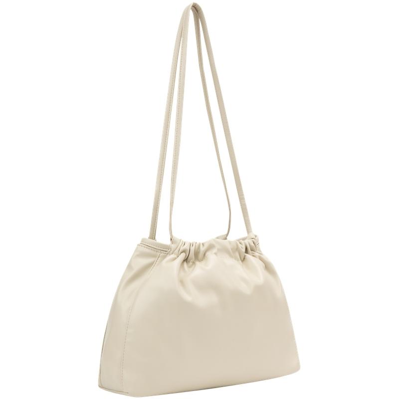 Calvin Klein Retro Casual Commuter Drawstring Cloud Bag Lucky Bag Synthetic Material Shoulder Bag Women's Khaki PD7-khakimi