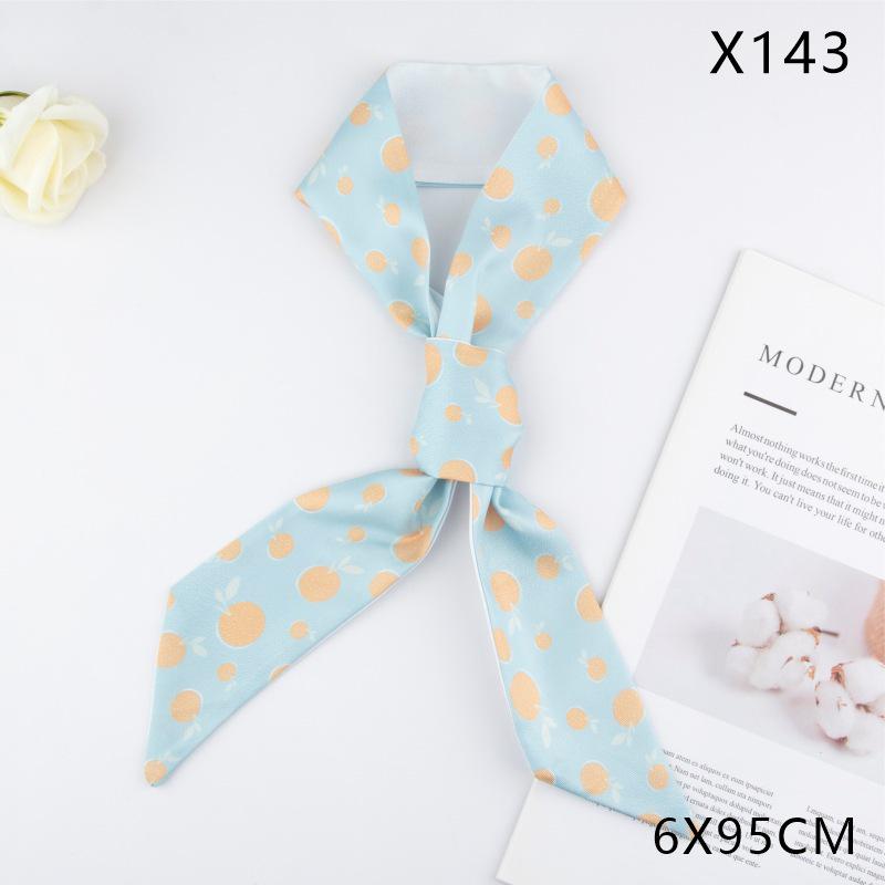 Versatile Vintage Silk Scarf: Hair Tie, Headband, Bag Accessory