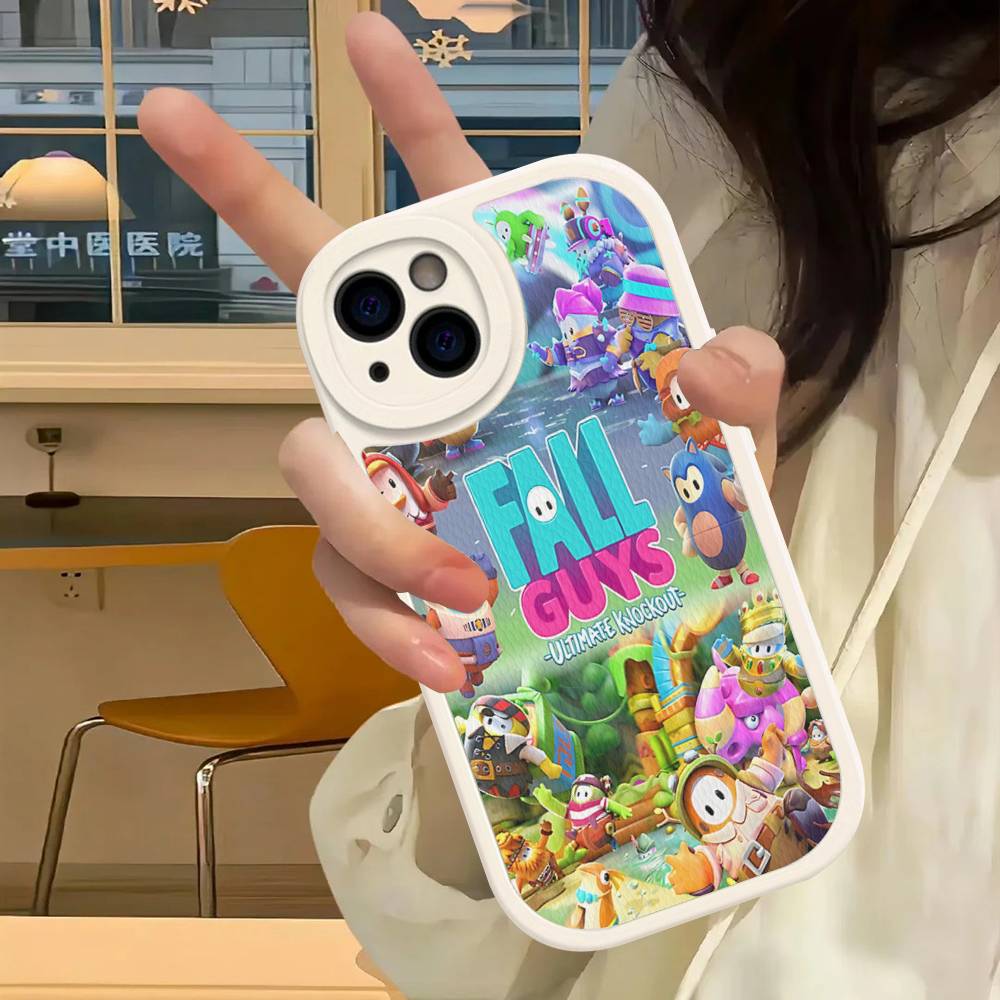 F-Fall G-Guys Party Game Phone Case Hard Leather For IPhone 14 13 16 Mini 15 14 11 12 Pro Max Plus Fundas