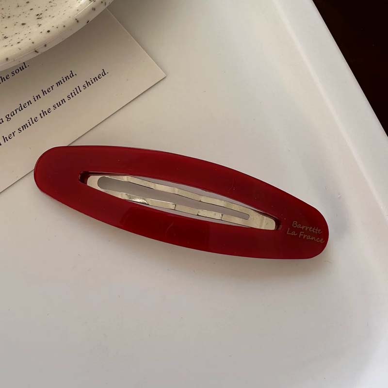 Vintage Accessories Leopard Print Glue Oval Hair Clips Cute Korean Charm BB Hair Clip Y2K Women Jewelry Y2K Hair Accessories