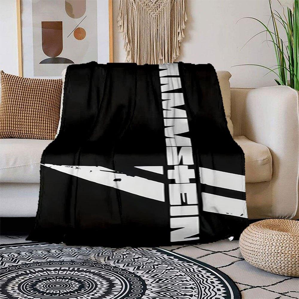 

Rammstein - CD + T-Shirt BundleBlanket Flannel Throw Blanket for Sofa, Bed, Travel, Camping, Office, Couch, Chair, And Bed Gift for Christma 150x180cm