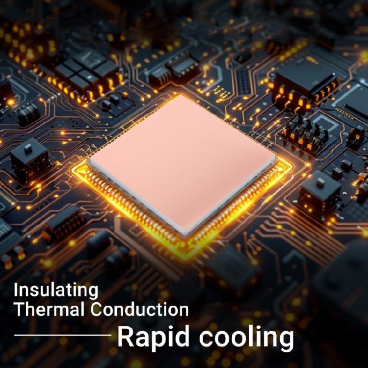 Pack of 50 Heat Resistant Silicone Thermals Pad for DIY Enthusiasts and Repair Technicians