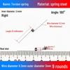 Torsion Spring Steel 0.3-3.0 for 90/180° Clip Trash Can