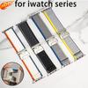 Trail Nylon Band for Apple Watch Ultra 49mm 10 9 8 7 6 5 4 Se Parachute Buckle for Iwatch 38 40 41 44 42 45 46mm Elastic Strap