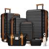 Moderne Hartschalen-Gepäcksets - Mehrere Farben erhältlich mit Reise-Kulturbeutel-Set & Regenschirm für Reisen & Geschäftsreisen