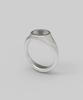 Reneobjet Sig Radial Engraved Ring [925 Sterling Silver] Signet Ring