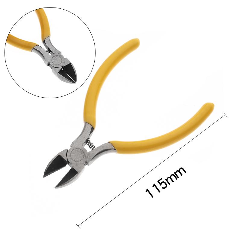 

Yellow Color Stainless Steel Mini Pliers Tools Set Cutting Wire Plier Kits For Handcraft Beading DIY Jewelry Making Accessories