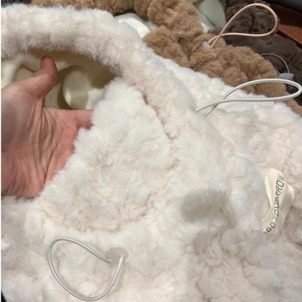 Ear Protection Winter Plush Hat Windproof Girl's Hat Hooded Scarf Fashion Earflap Bonnet Hat